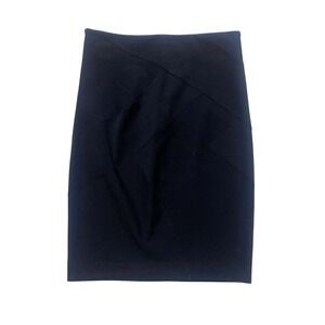 Theory Reddy Black Stretch Pencil Skirt Women's 00 Career Classic Workwear